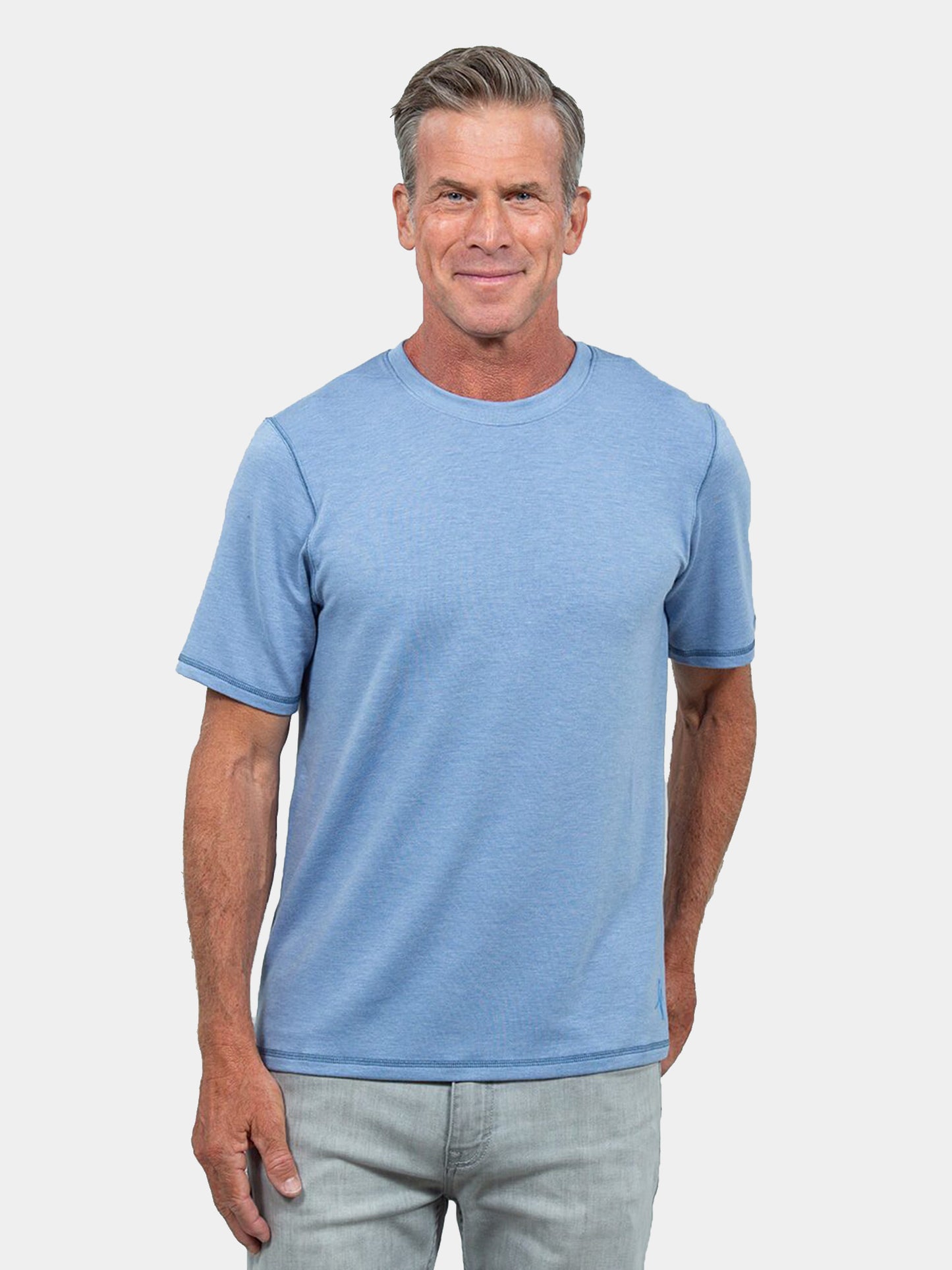 Toes On The Nose Men's Sea Silk Draft Short Sleeve Crew Tee - Saint Bernard
