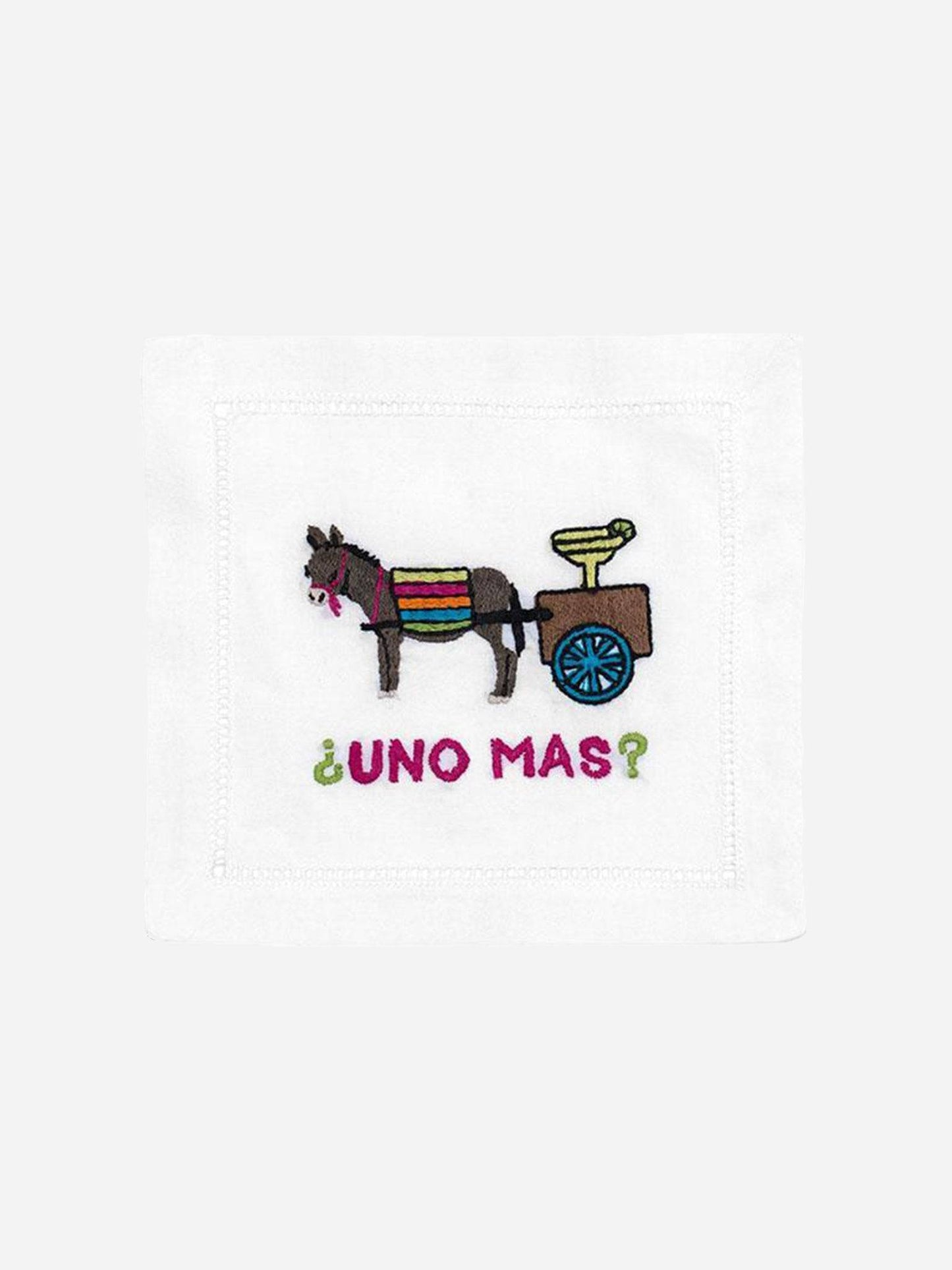 August Morgan Uno Mas Cocktail Napkin Set - Saint Bernard