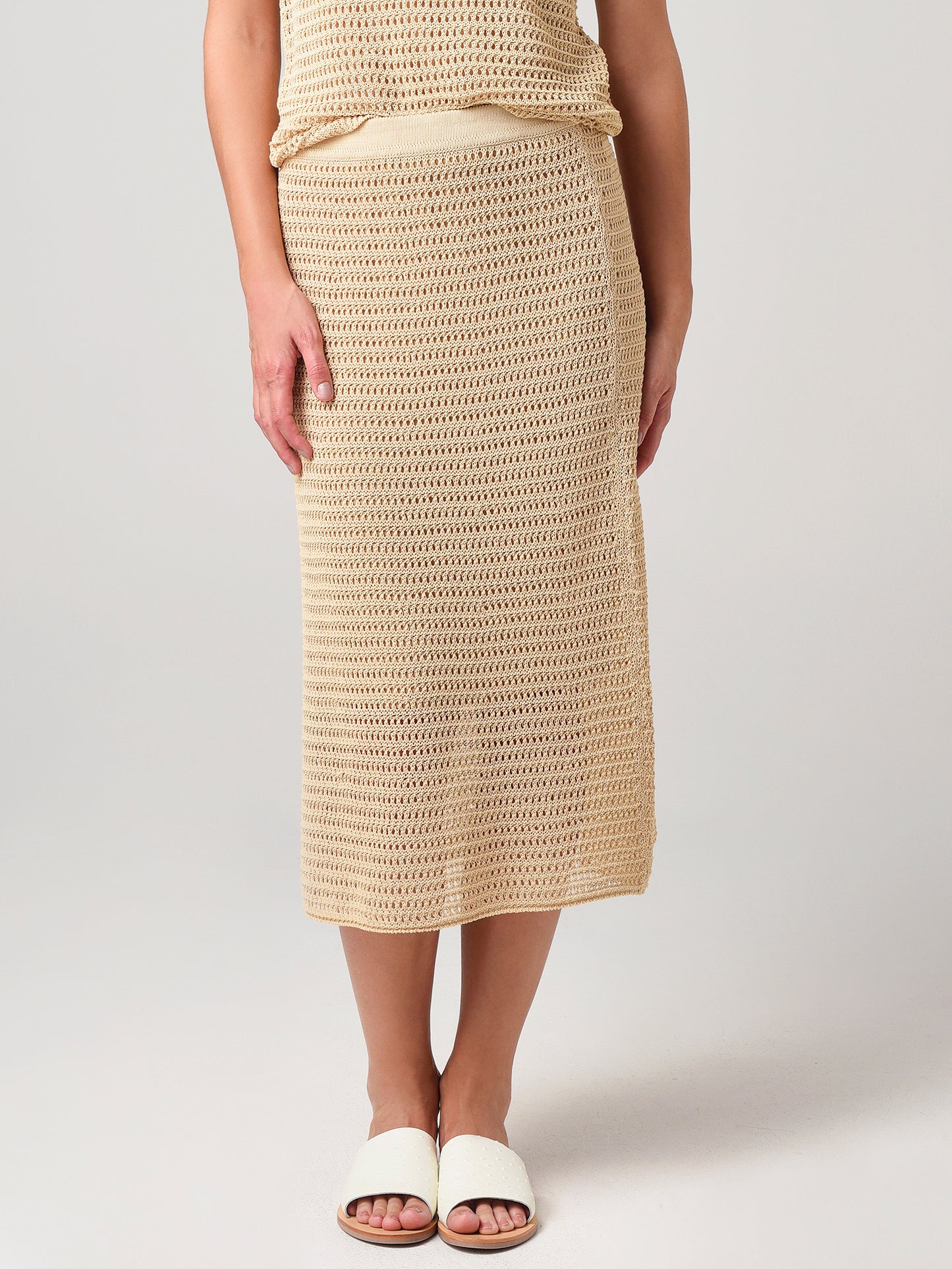 Vince Women's Crochet Skirt - Saint Bernard