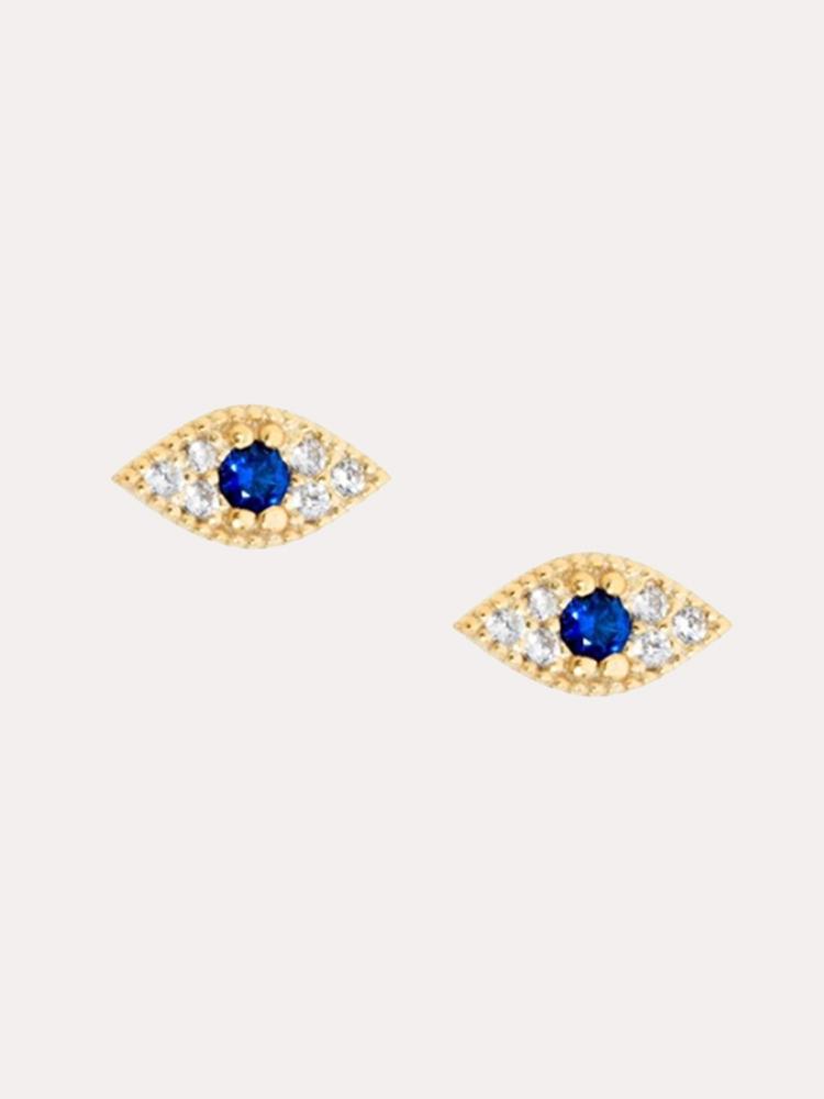 Shashi Violet Sapphire Studs - Saint Bernard