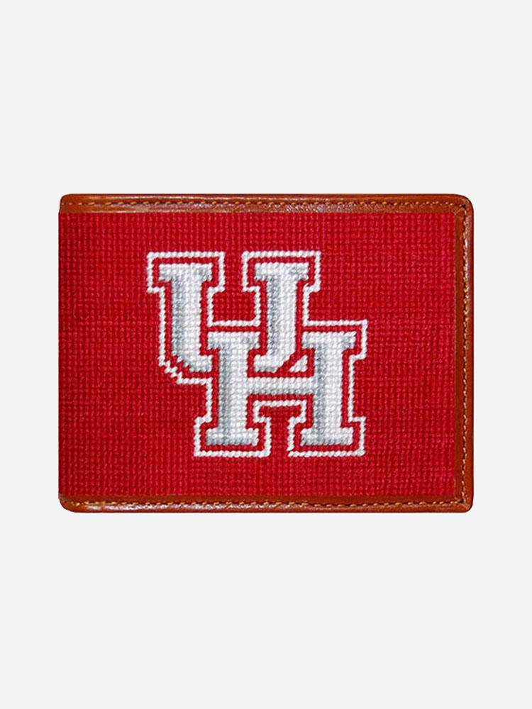 Smathers + Branson University of Houston Needlepoint Bi-Fold Wallet - Saint Bernard