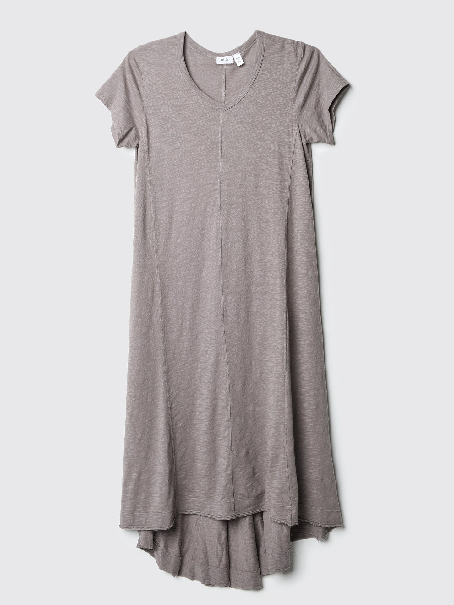 Wilt Women's Long Raw Gusset Seamed T-Shirt Dress - Saint Bernard