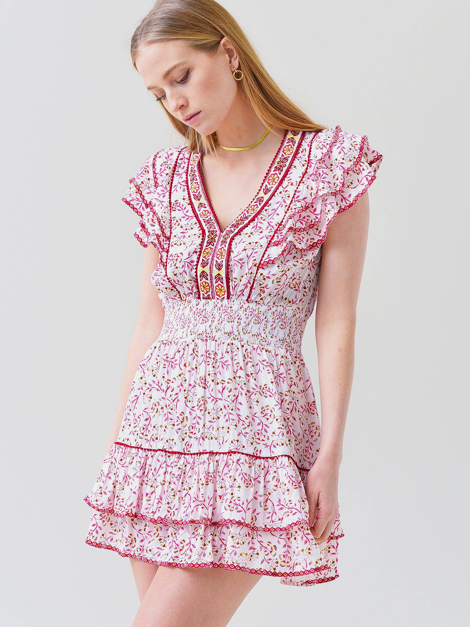 poupette st barth camila mini dress Poupette St Barth Women's Camila Mini Dress – Saint Bernard