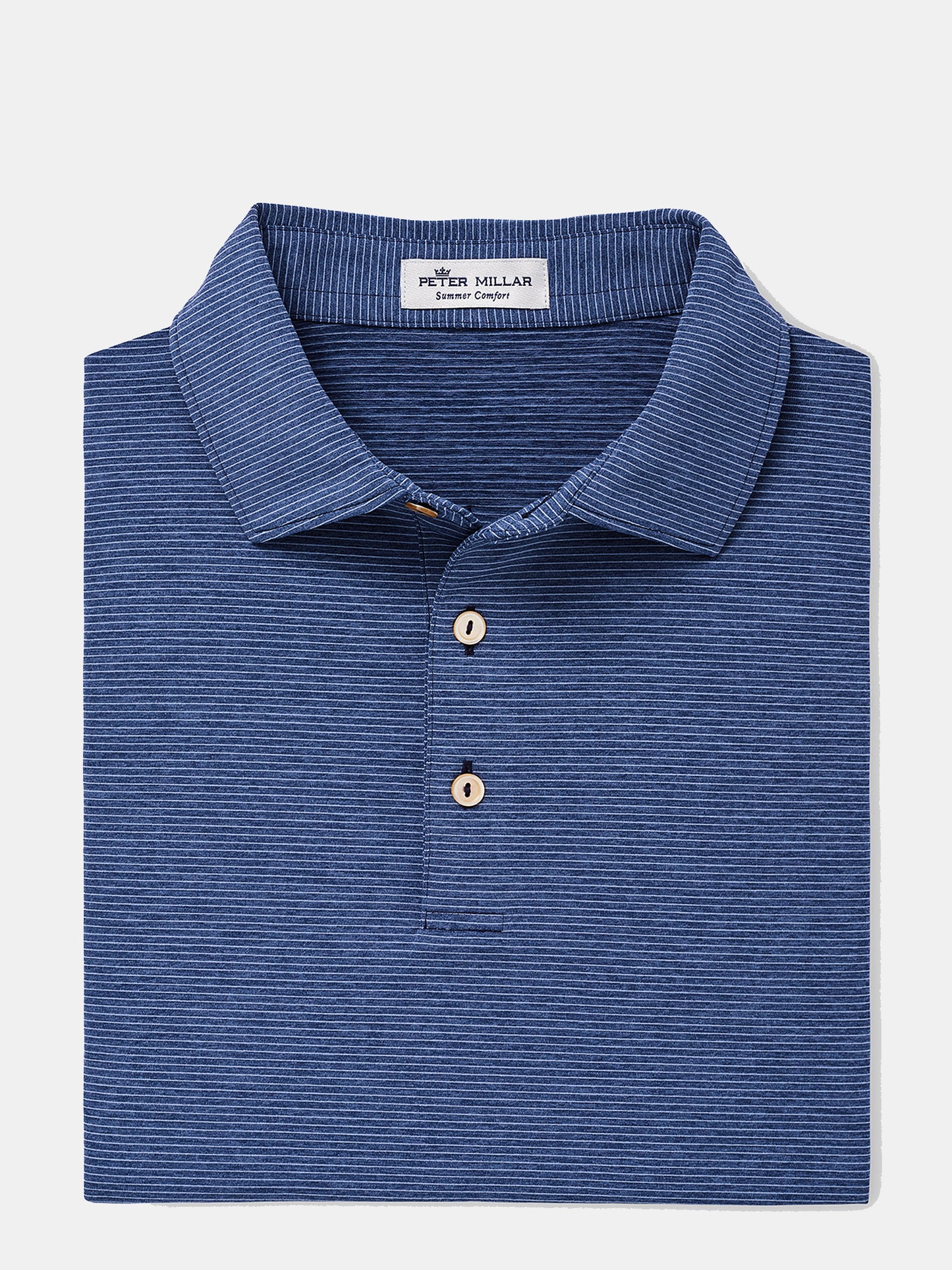 Peter Millar Youth Boys' Halford Stripe Performance Polo - Saint Bernard