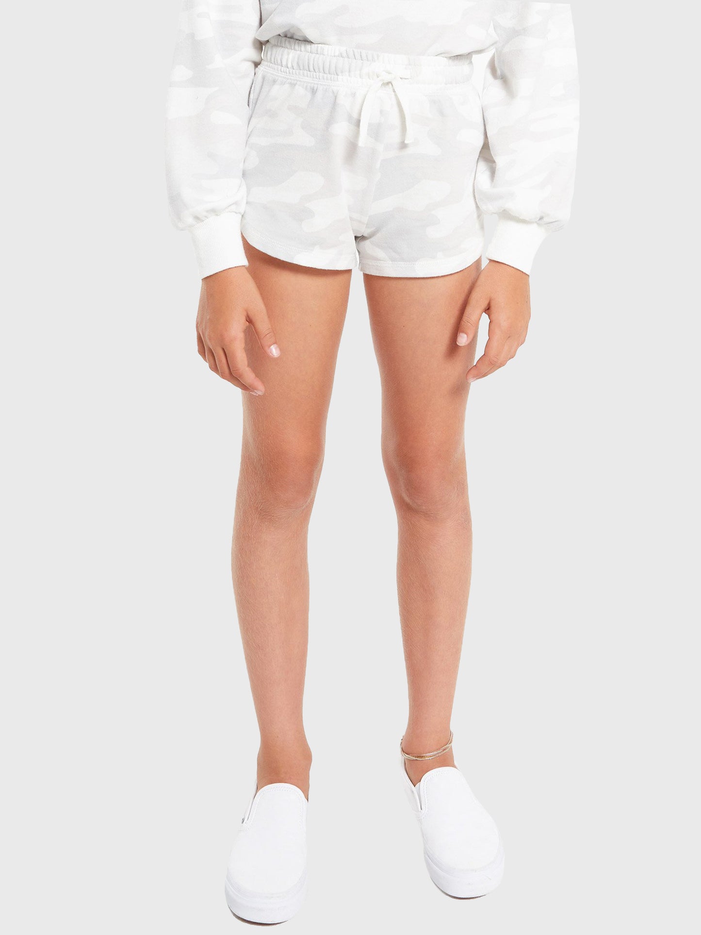 Z Supply Girls' Mia Camo Short - Saint Bernard