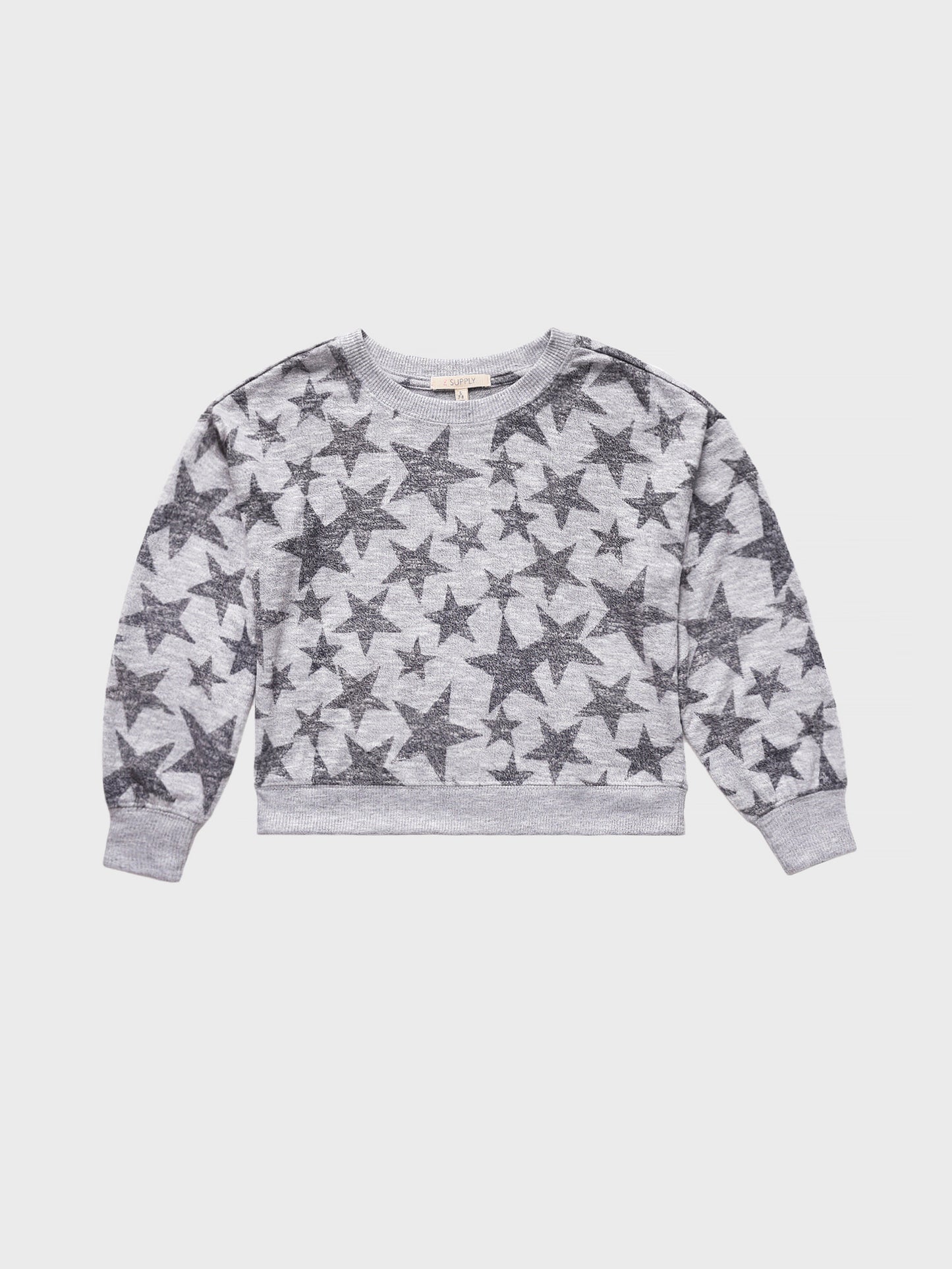 Z Supply Girls' Melia Camo Star Slub Top - Saint Bernard