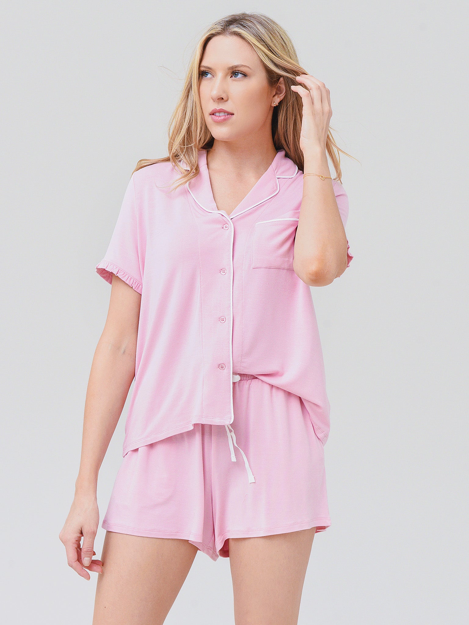 Z Supply Women's Summer Modal PJ Set Saint Bernard