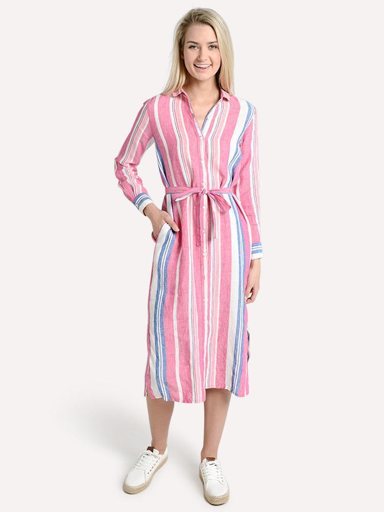 Hartford Women's Linen Resonance Checked Dress Hartford Women's Linen Resonance Checked Dress