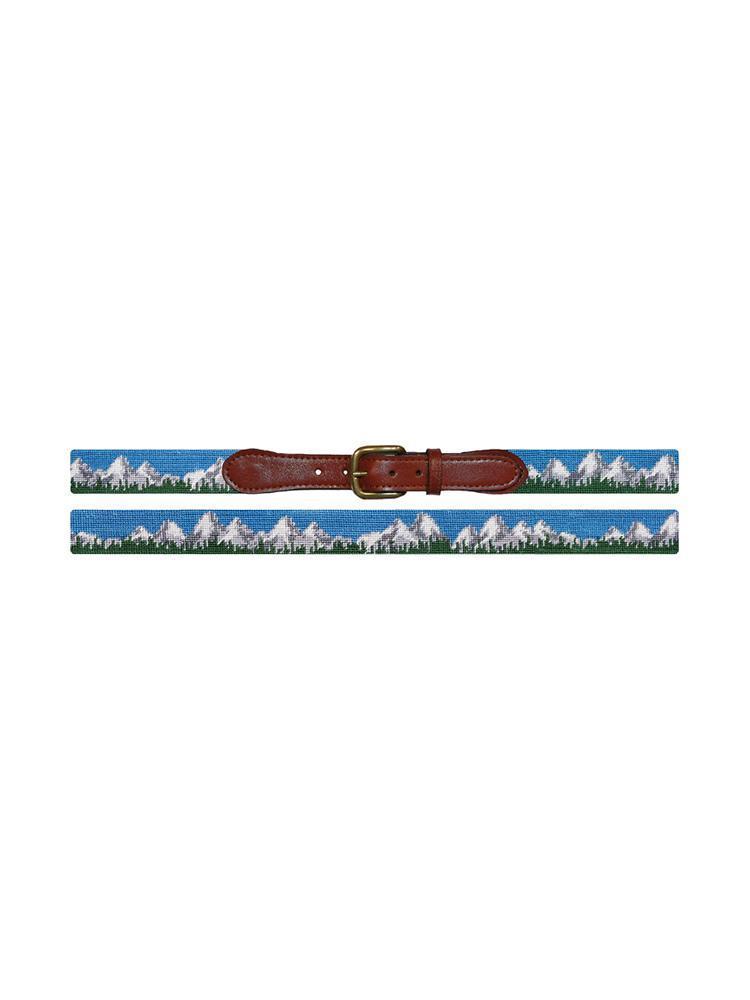 Smathers + Branson Tetons Needlepoint Belt - Saint Bernard