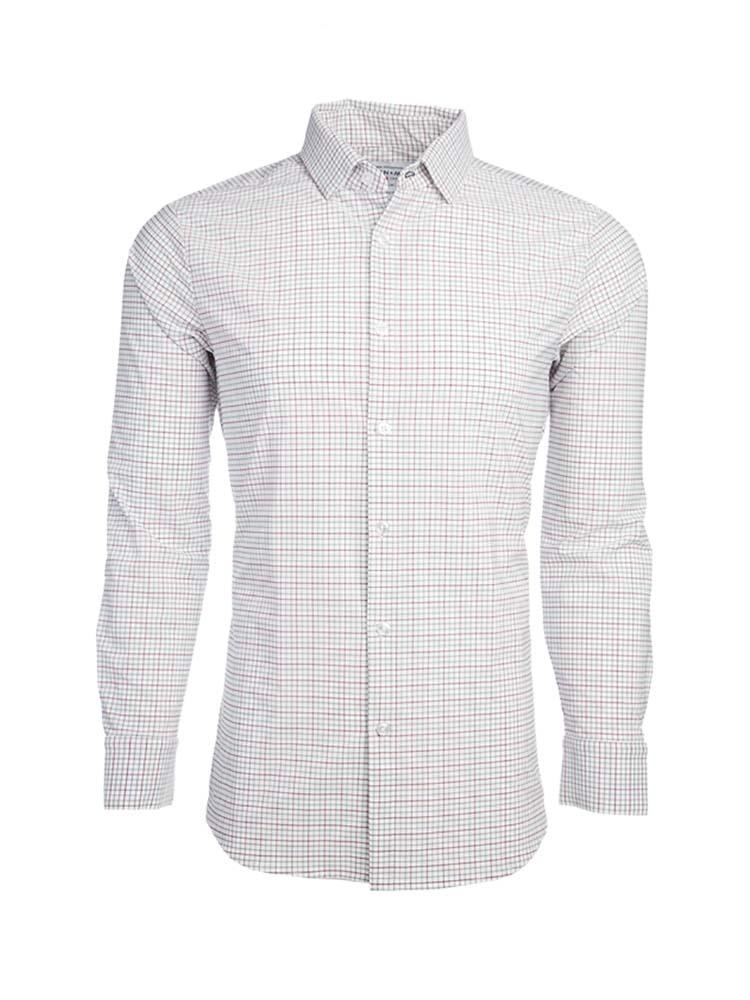 Mizzen + Main Balsam Multi Tattersall Dress Shirt - Saint Bernard