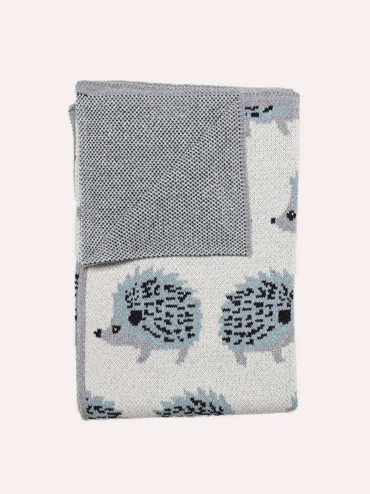 In2Green Eco Baby Hedgehog Throw - Saint Bernard