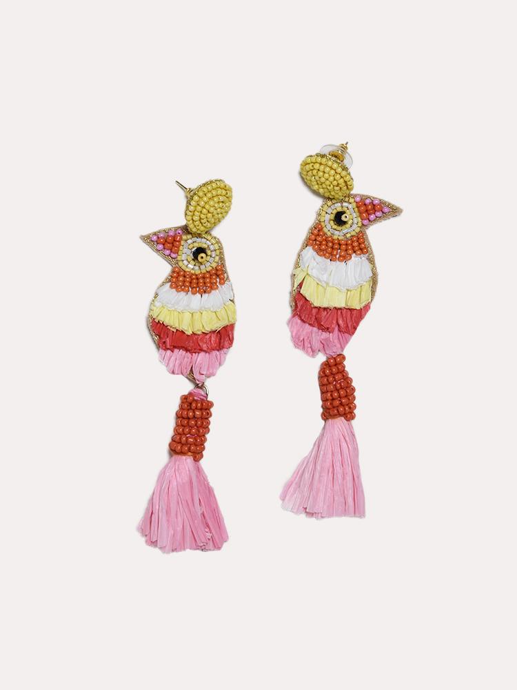 Oliphant Bird Earring - Saint Bernard