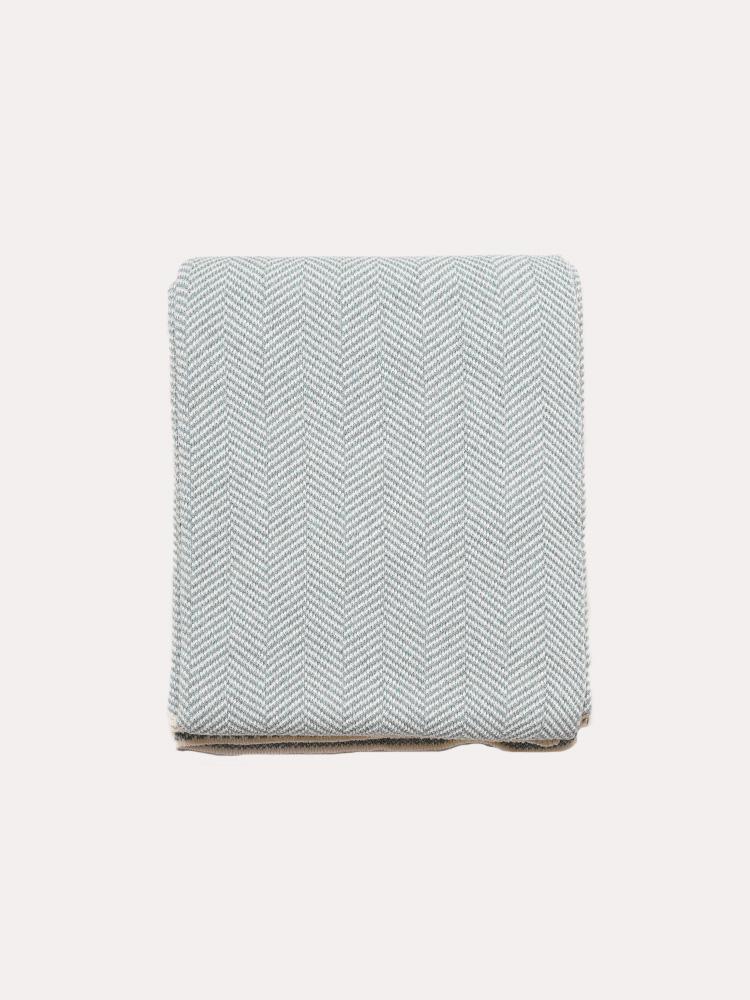 In2Green Eco Herringbone Throw - Saint Bernard