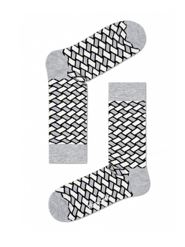 Happy Socks Men's Basket Sock - Saint Bernard