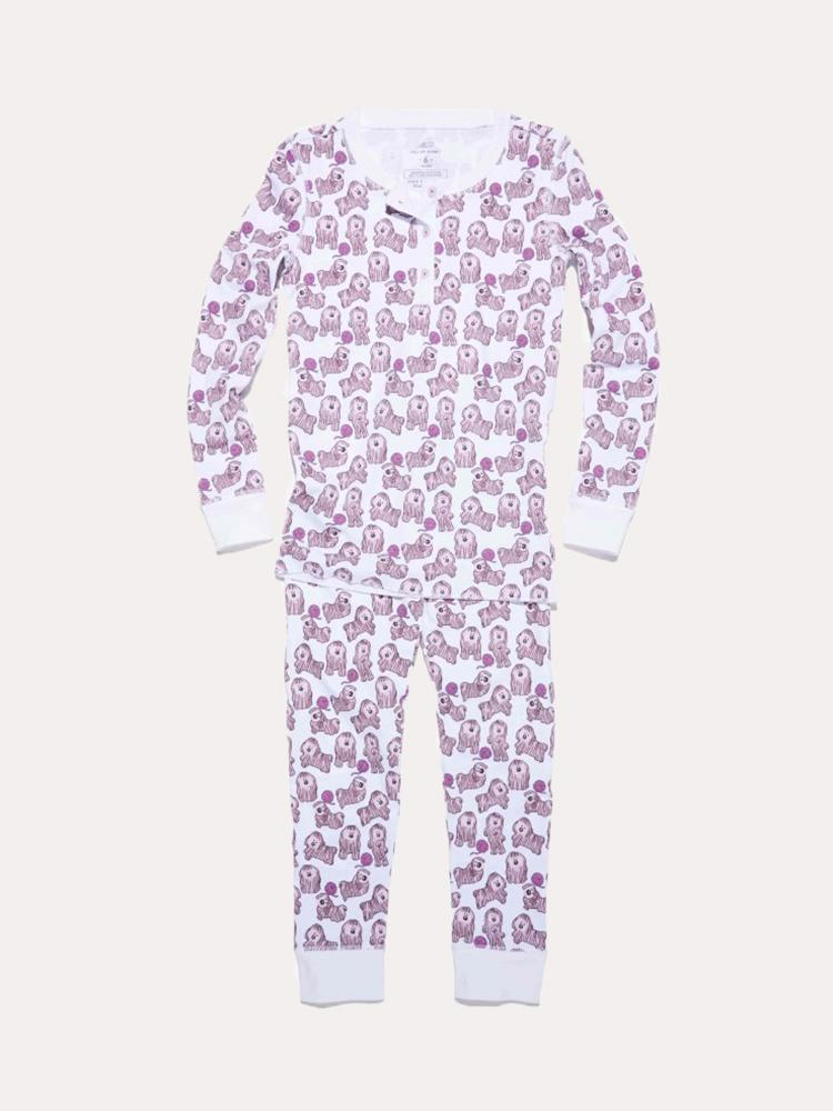 Roller Rabbit Kids' Shaggy The Dog Pajamas - Saint Bernard