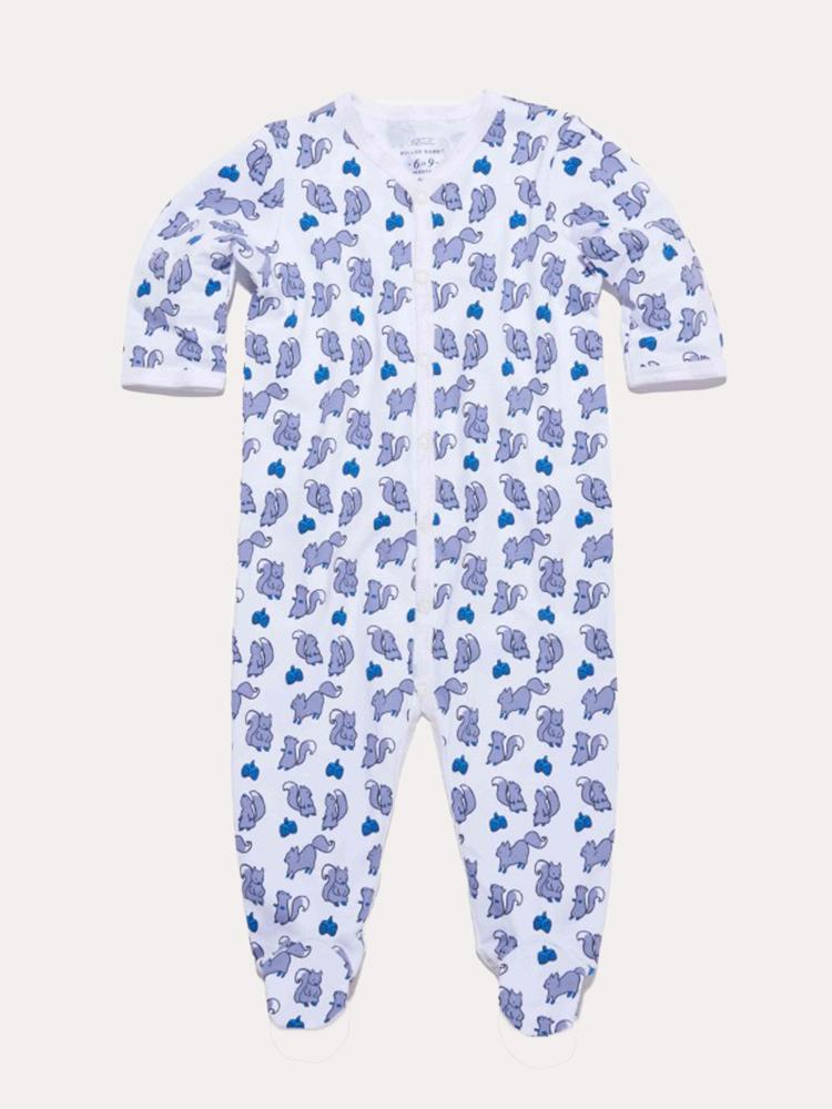 Roller Rabbit Infant Juniper Footie Pajamas - Saint Bernard