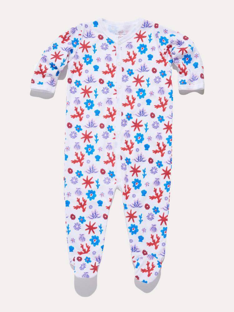 Roller Rabbit Infant Posei Footie Pajamas - Saint Bernard
