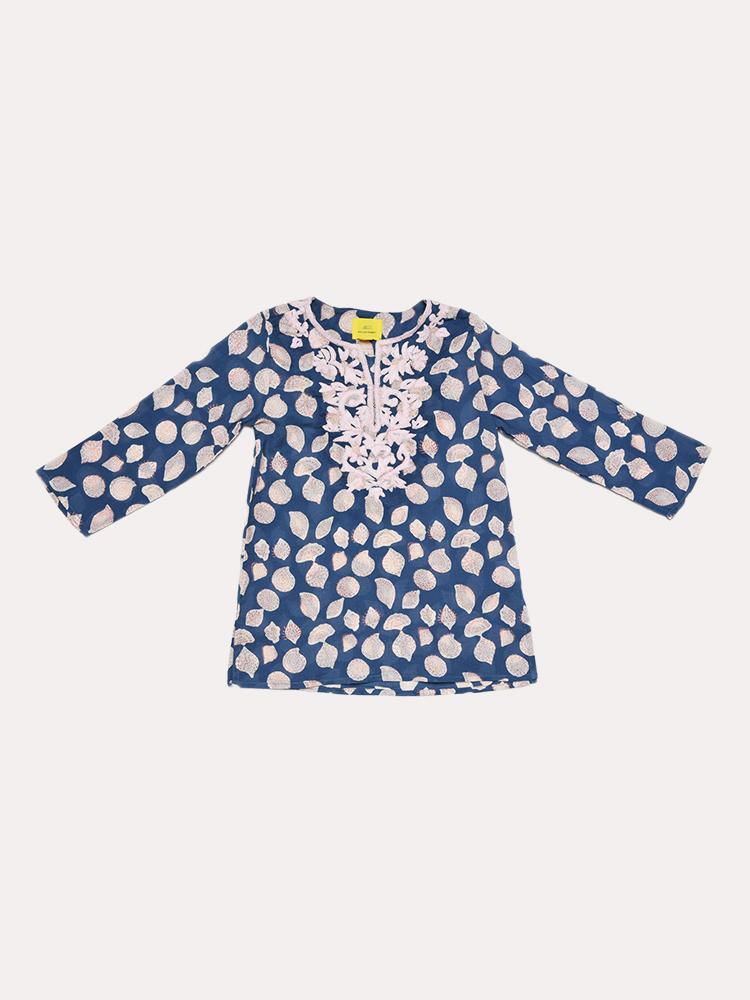 Roller Rabbit Girls' Cora Inez Tunic - Saint Bernard