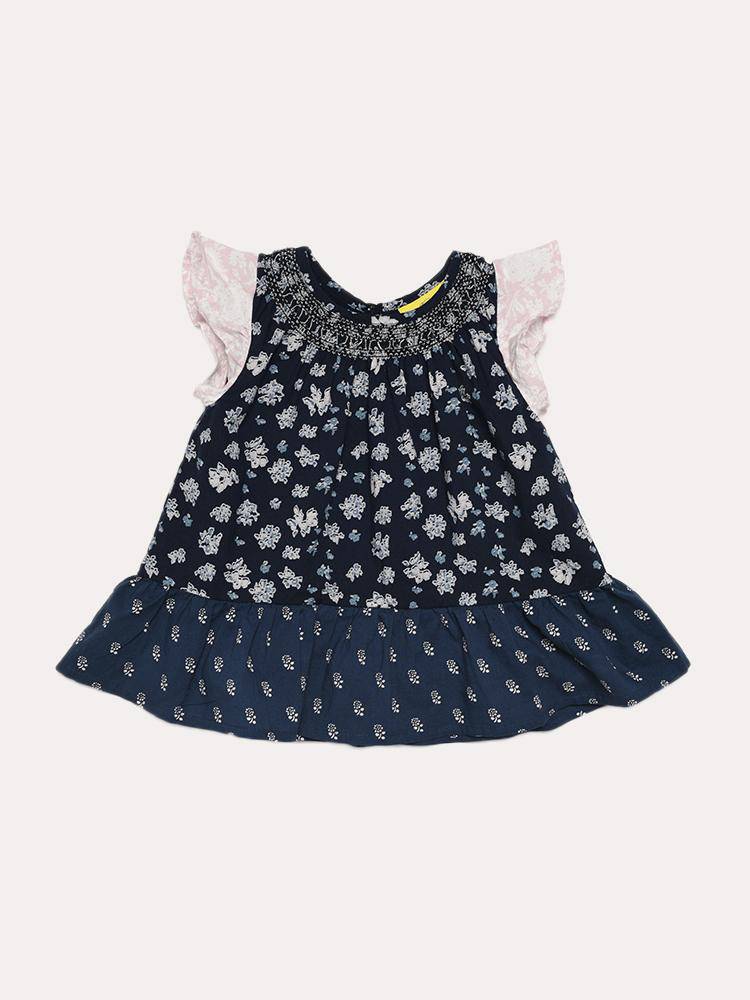 Roller Rabbit Girls' Jessica Begonia Top - Saint Bernard