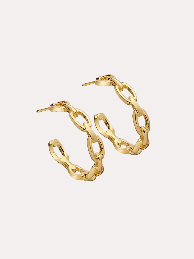 Jennifer Zeuner Jewelry Carmine Small Hoop Earrings - Saint Bernard