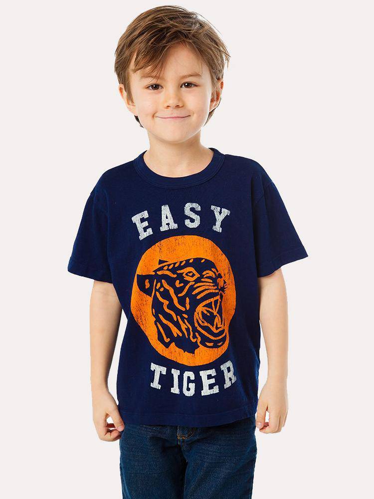 Chaser Boys' Cotton Short Sleeve Easy Tiger Tee - Saint Bernard
