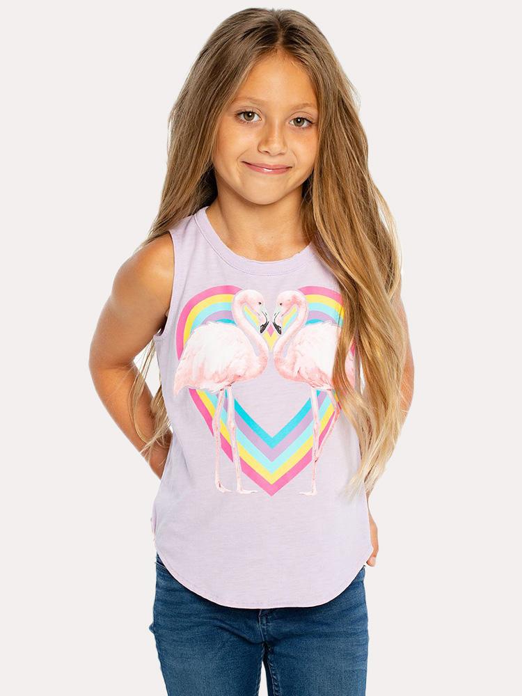 Chaser Girls' Vintage Jersey Muscle Tank - Saint Bernard