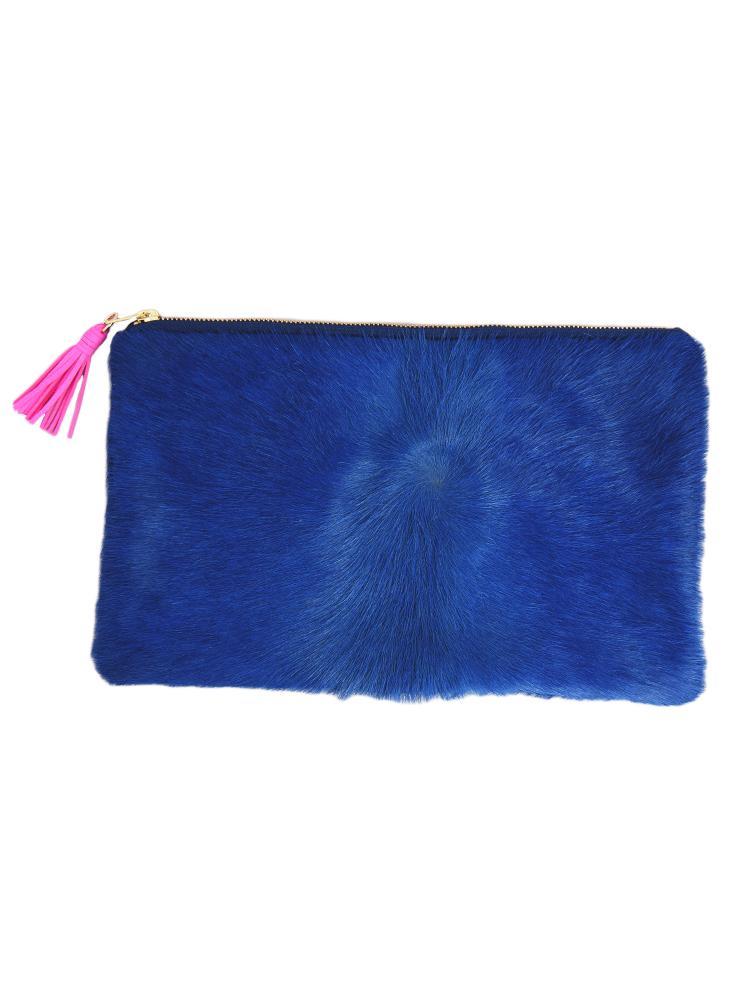 Parker and Hyde The Claire Clutch Blue