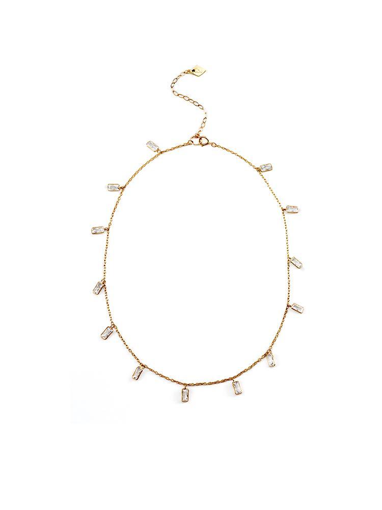 Joy Dravecky CZ Baguette Chocker - Saint Bernard