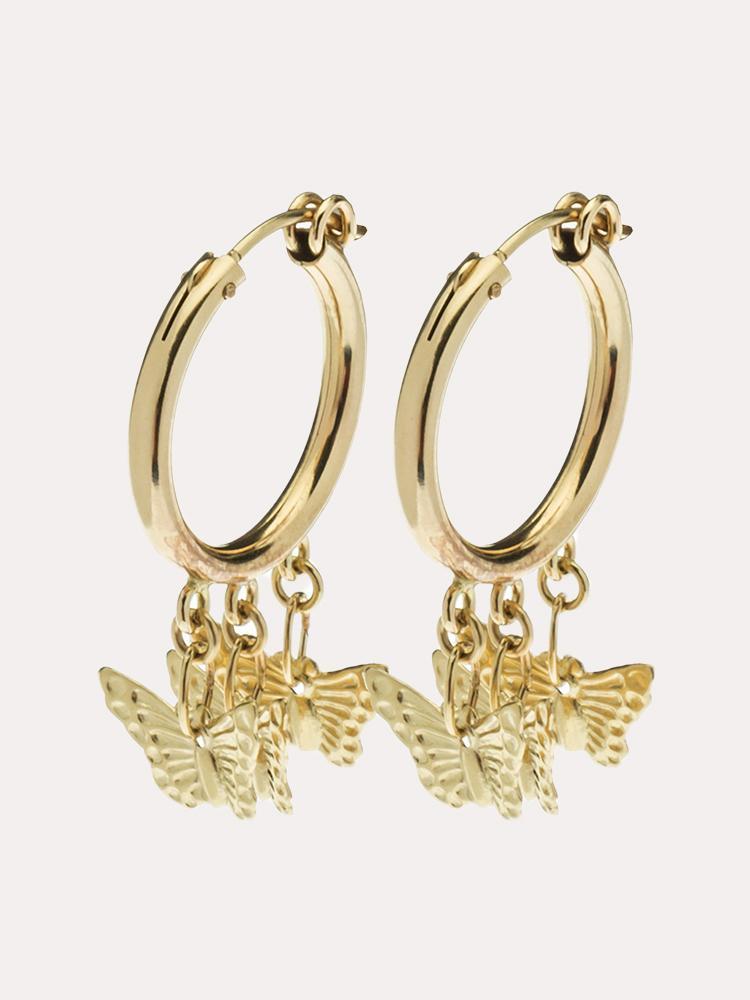 Joy Dravecky Papillion Charm Earrings - Saint Bernard