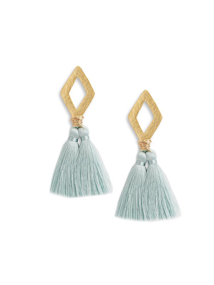Ever Alice Olivia Earrings Light Sage - Saint Bernard