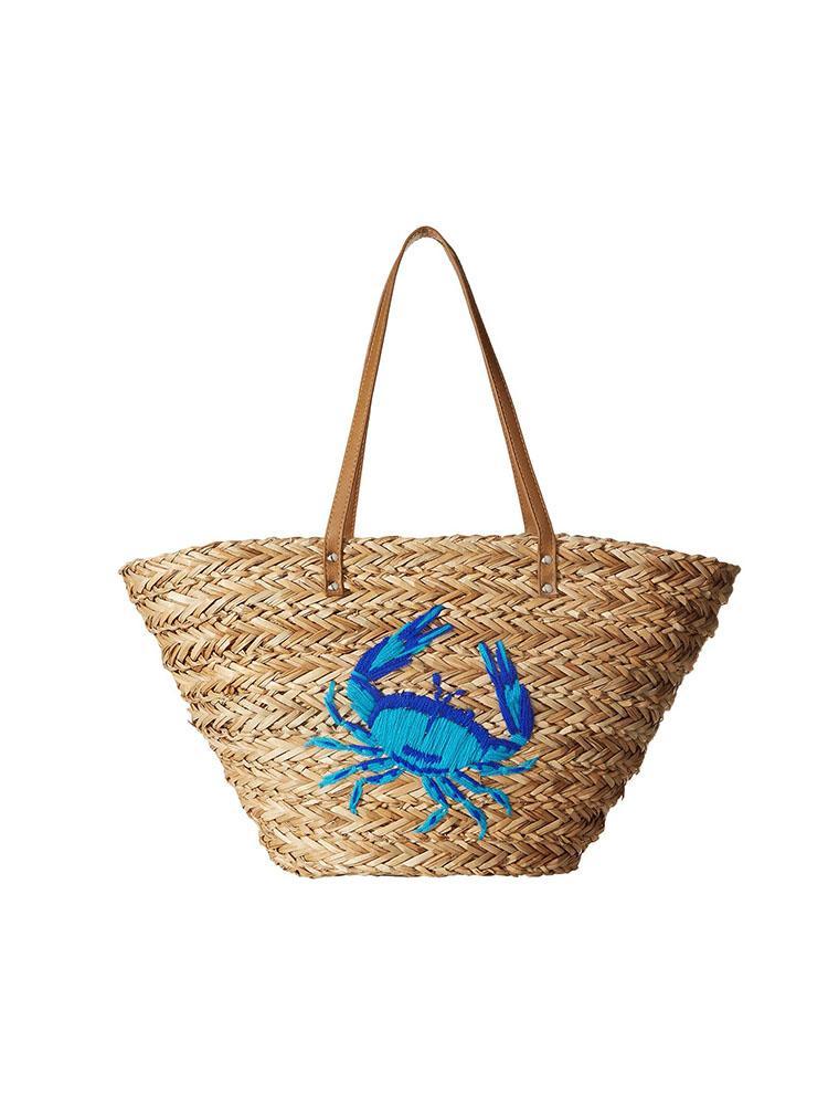 Echo Under The Sea Straw Bag - Saint Bernard