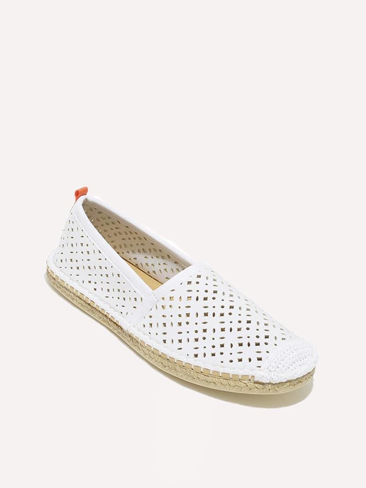 Sea Star Beachwear Women's Eyelet Beachcomber Espadrille - Saint Bernard