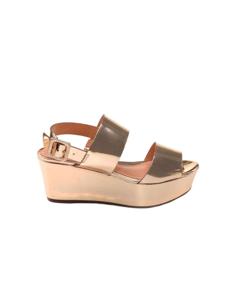 Schutz Frankia Platform Wedge Sandal - Saint Bernard