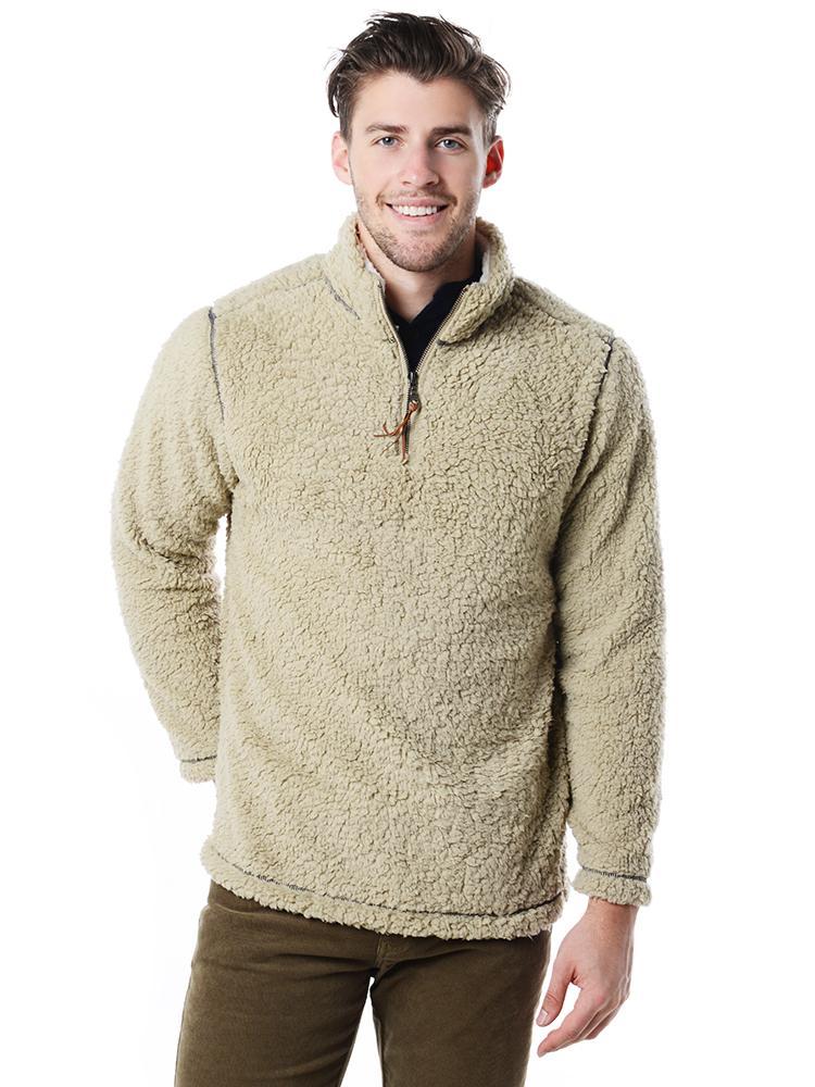 Saint Bernard Men's Fuzzy 1/4 Zip Pullover Saint Bernard