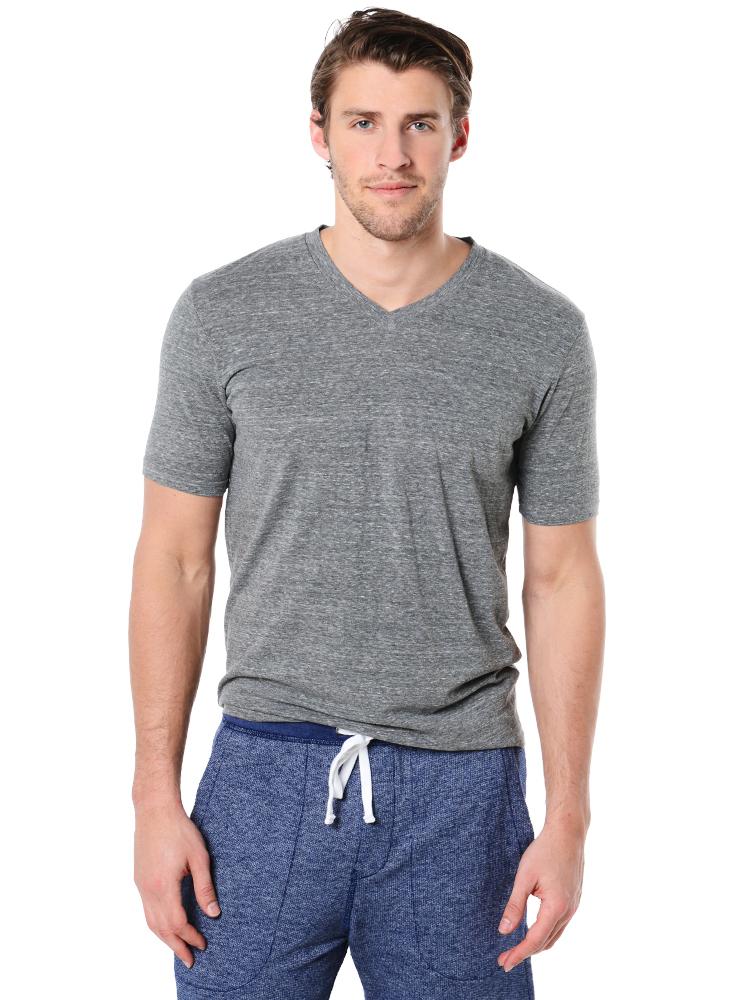 Goodlife Men's Basic Short Sleeve V-Neck T-shirt