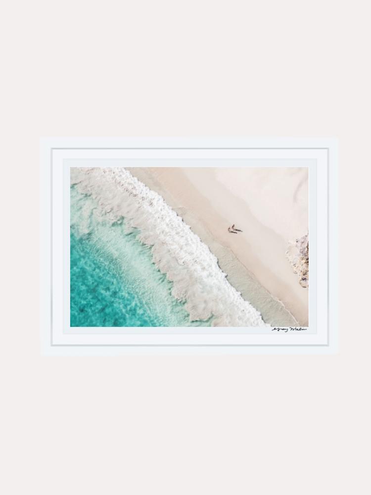 Gray Malin Great Saline Beach, St. Barths Mini Print - Saint Bernard