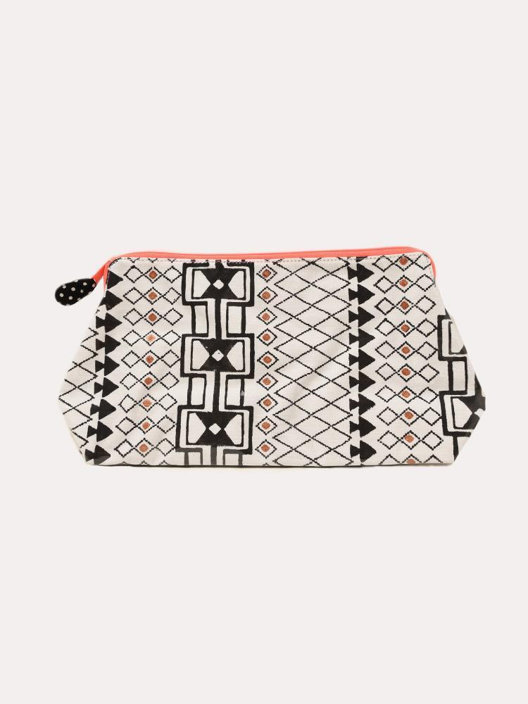 Roller Rabbit Women's Geddis Border Make Up Bag - Saint Bernard