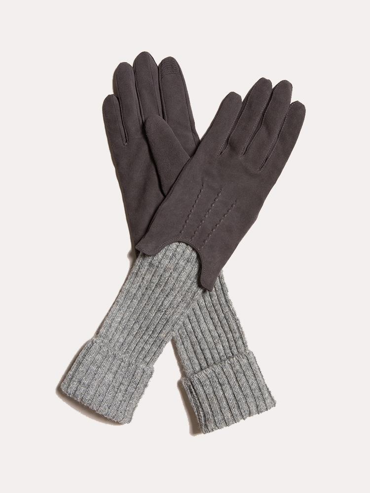 Soia & Kyo Indiana Suede Gloves - Saint Bernard