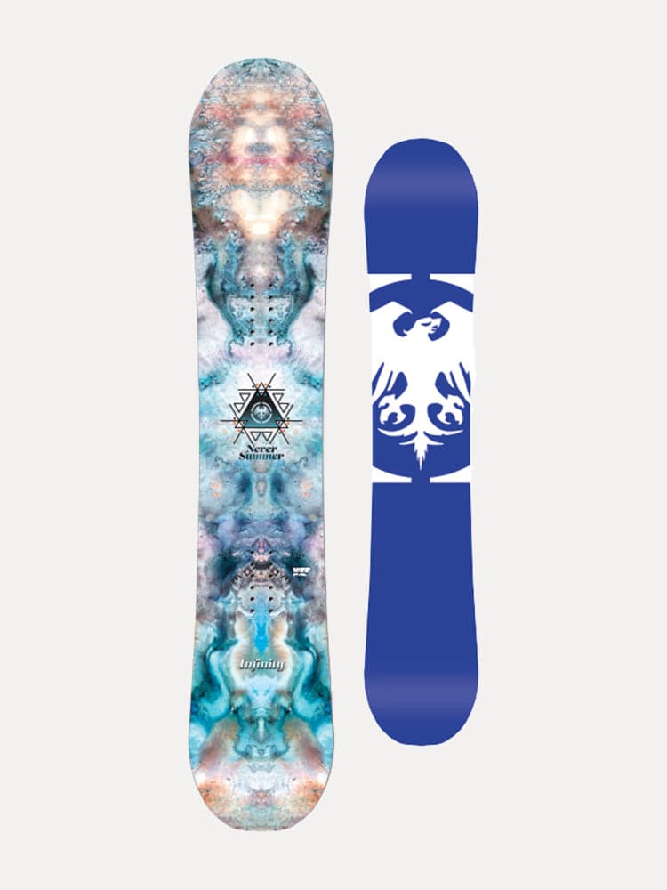 Never Summer Women's Infinity All Mountain Snowboard 2019 - Saint Bernard