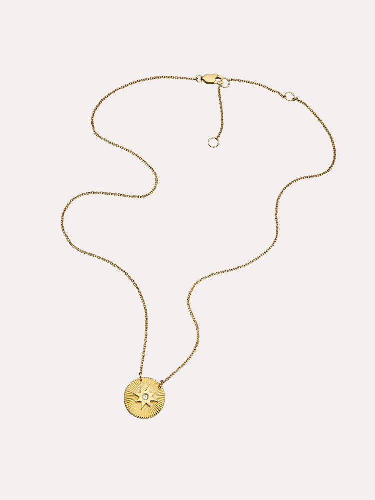 Jennifer Zeuner Jewelry Iris Mini Gia Necklace - Saint Bernard