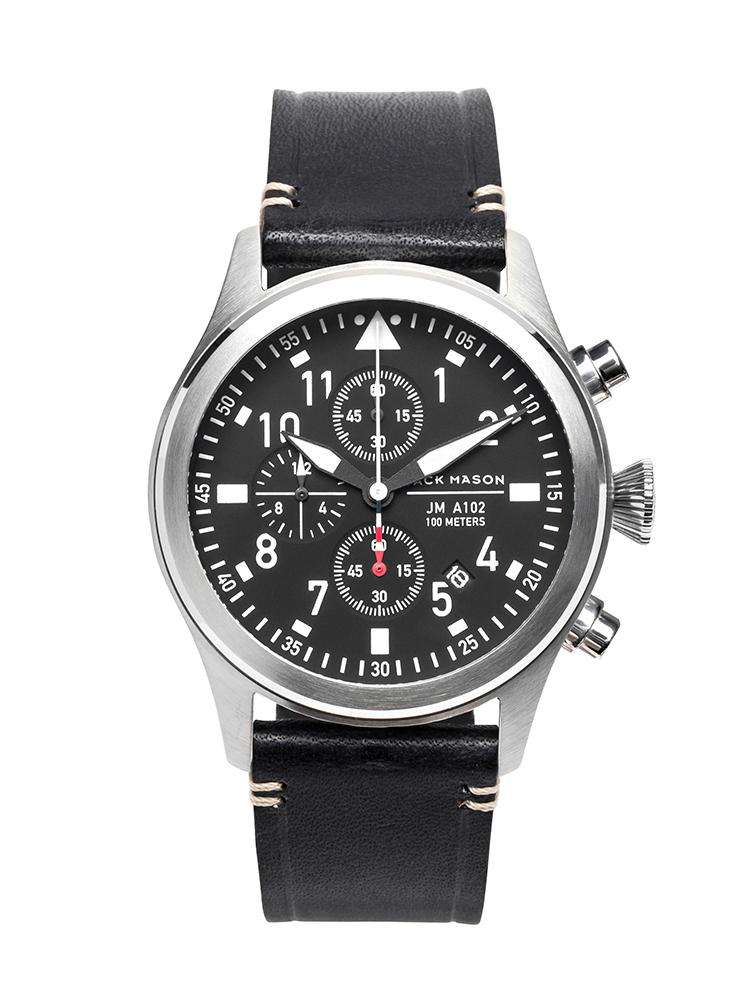 Jack Mason Brand JM-A102-015 Aviator Chronograph Watch