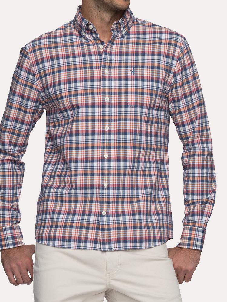 Johnnie-O Men's Morton Button Down Shirt - Saint Bernard