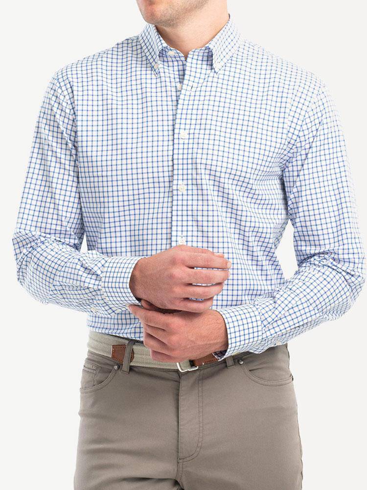 Johnnie-O Men's Alumni Button Down Shirt - Saint Bernard