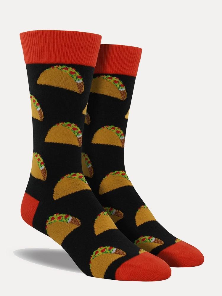 Socksmith Men's King Size Taco Socks