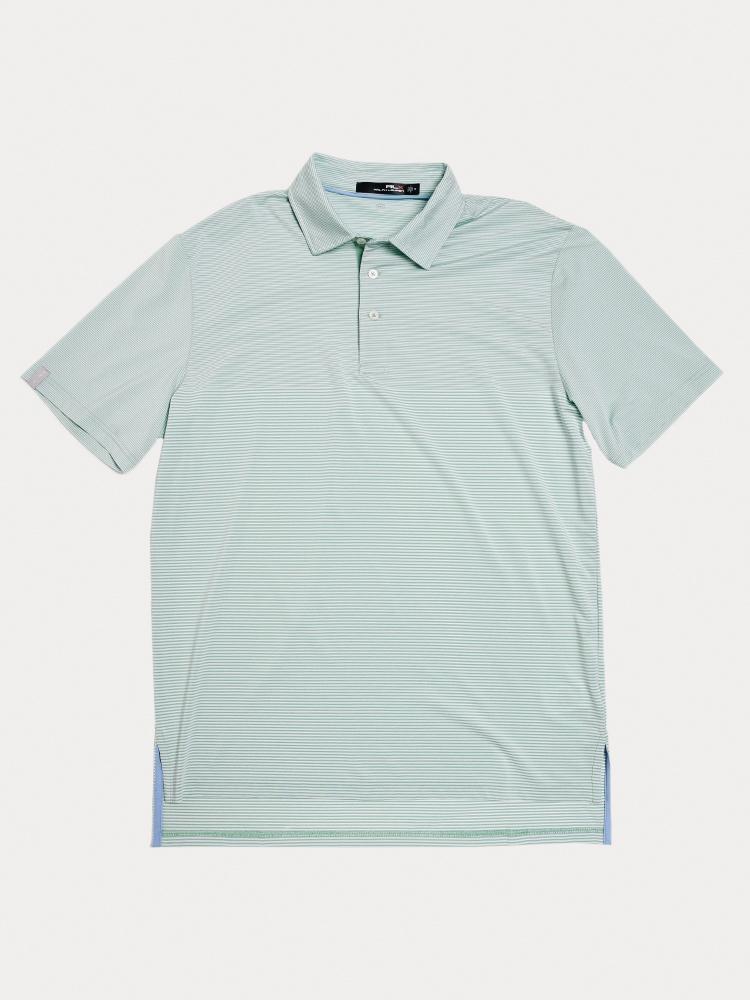 RLX Striped Airflow Jersey Polo - Saint Bernard