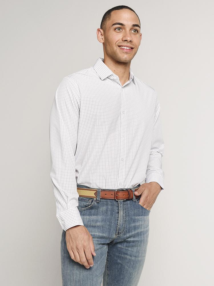 Mizzen+Main Kennedy Standard Fit Shirt - Saint Bernard