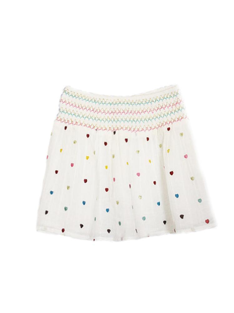 Alicia Bell Girls' Multi Heart Skirt - Saint Bernard