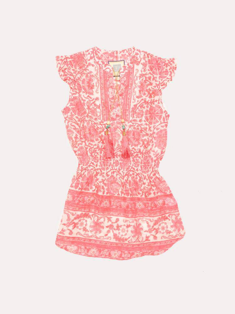 Alicia Bell Girls' Lola Mini Dress - Saint Bernard