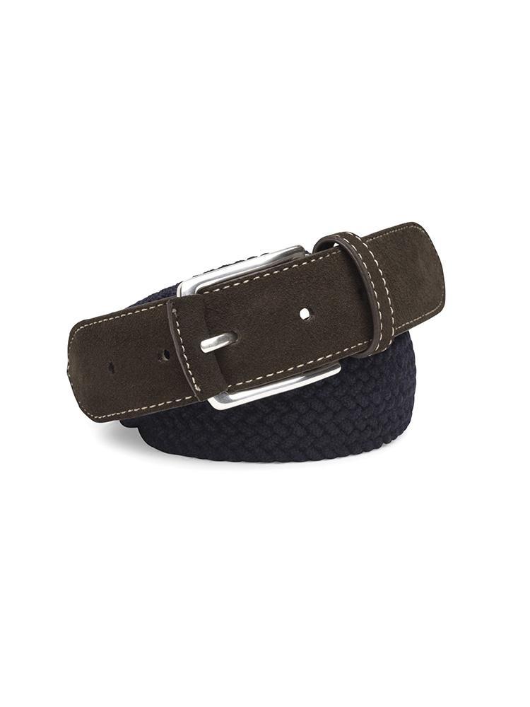 Peter Millar Men's Braided Wool Belt - Saint Bernard