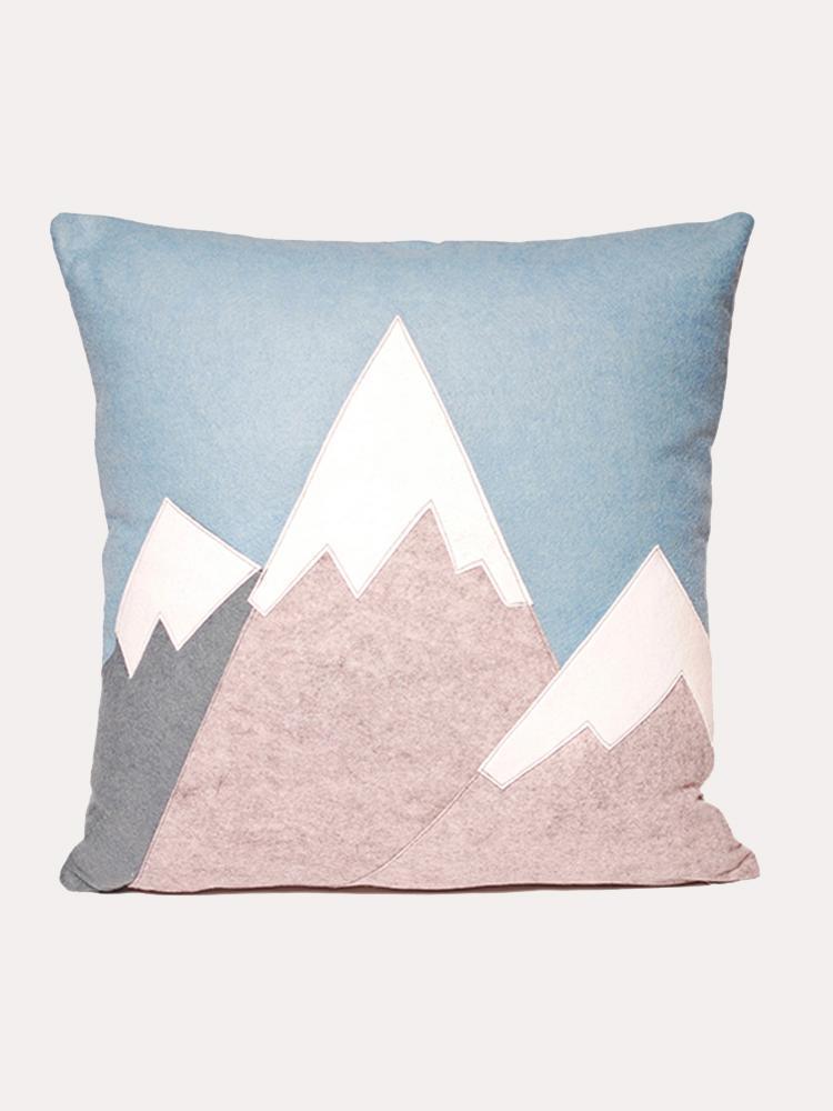 The Salty Cottage Mountain Pillow